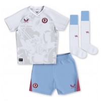 Aston Villa Douglas Luiz #6 Replica Away Minikit 2023-24 Short Sleeve (+ pants)